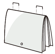 Saddle stitch binding
( wall type )